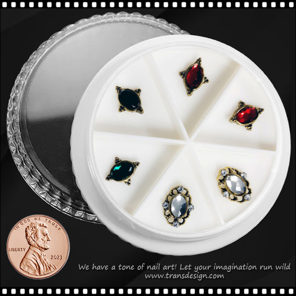 NAIL CHARM RHINESTONE Design 6/Case #55