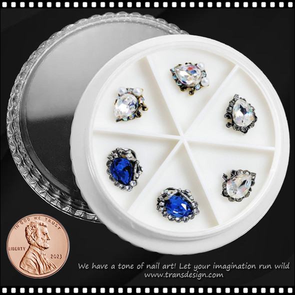 NAIL CHARM RHINESTONE Zircon Diamond 6/Wheel #11