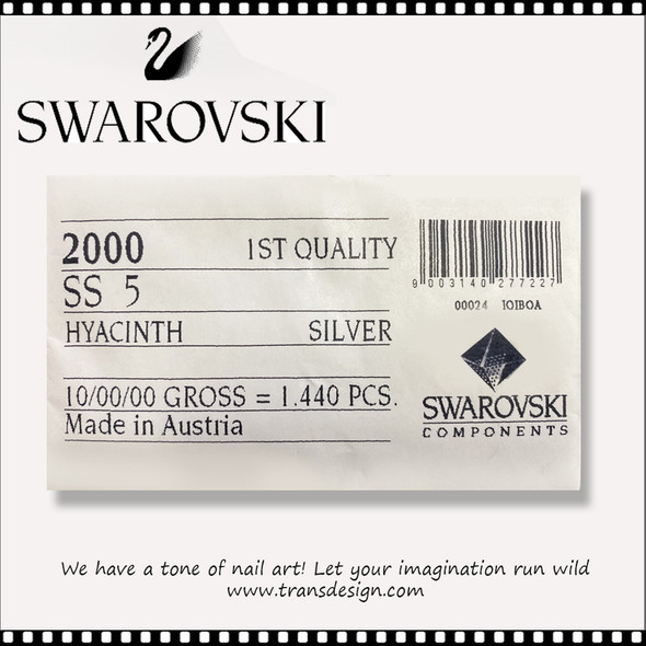 SWAROVSKI RHINESTONE #SS5 Hyacinth 1440/Pack