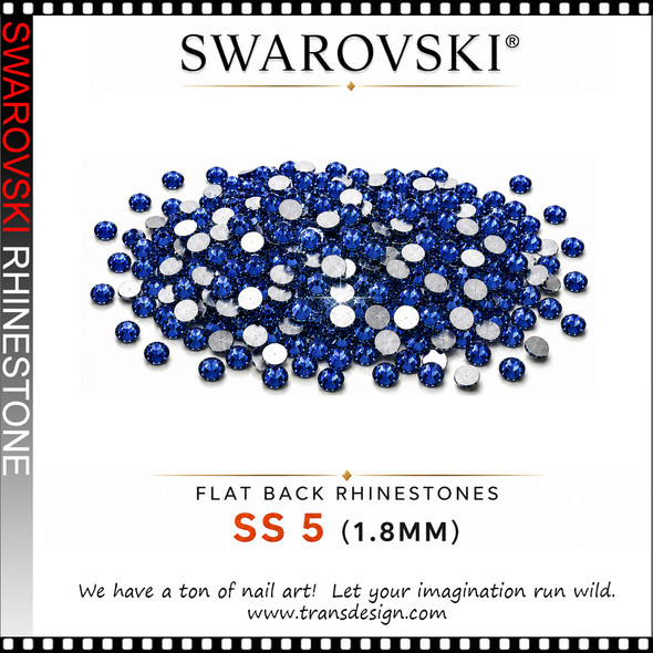 SWAROVSKI RHINESTONE #SS5 Sapphire 1440/Pack