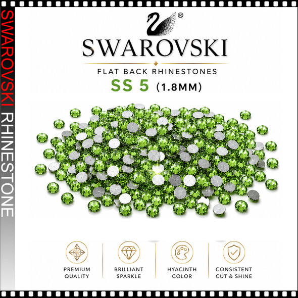 SWAROVSKI RHINESTONE #SS5 Peridot 1440/Pack