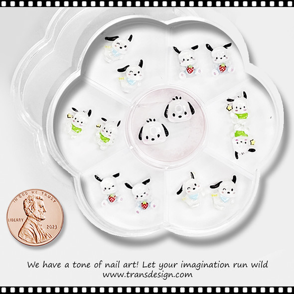 NAIL CHARM RESIN Sanrio Pochacco Dog 14/Case