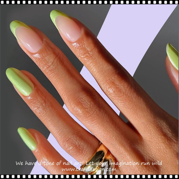 INSTANT Chrome Mirror Lime Green Powder 1g.