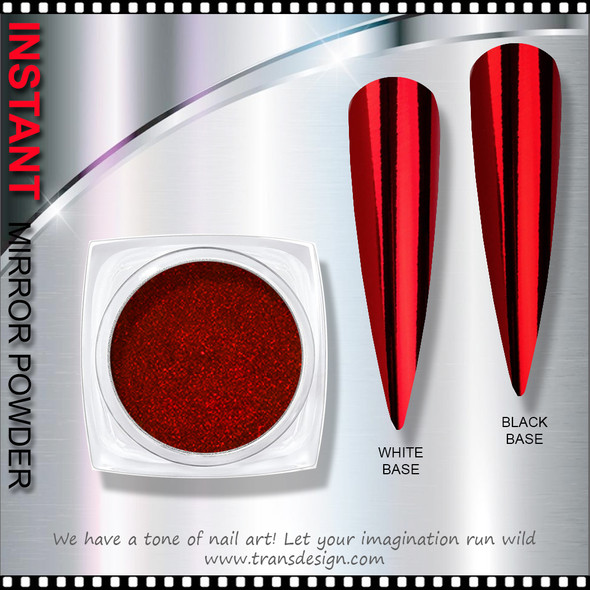 INSTANT Chrome Mirror Red Powder 1g.