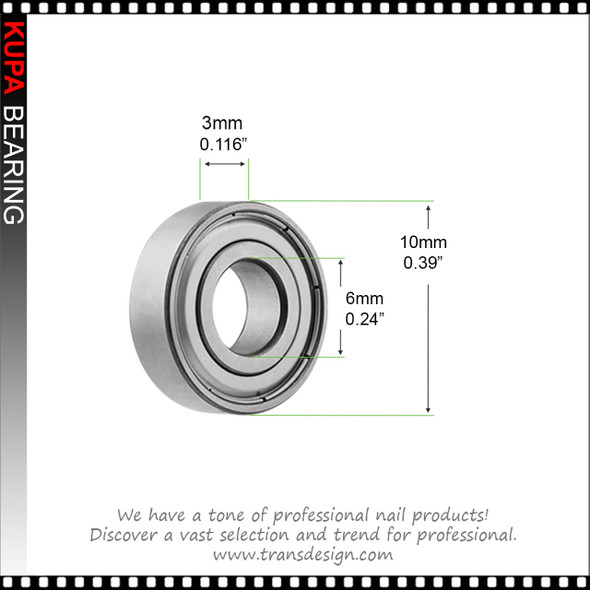 KUPA Bearing #1060ZZ, Each