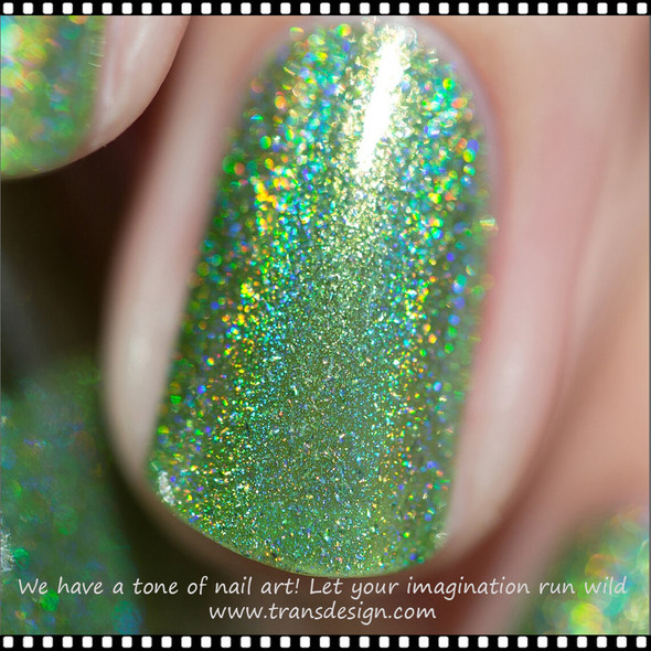 GLITTER HOLOGRAPHIC Green, Fine 1g.
