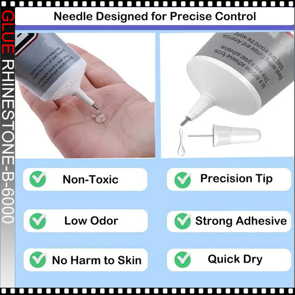 GLUE Rhinestone 25ml. B-6000 *