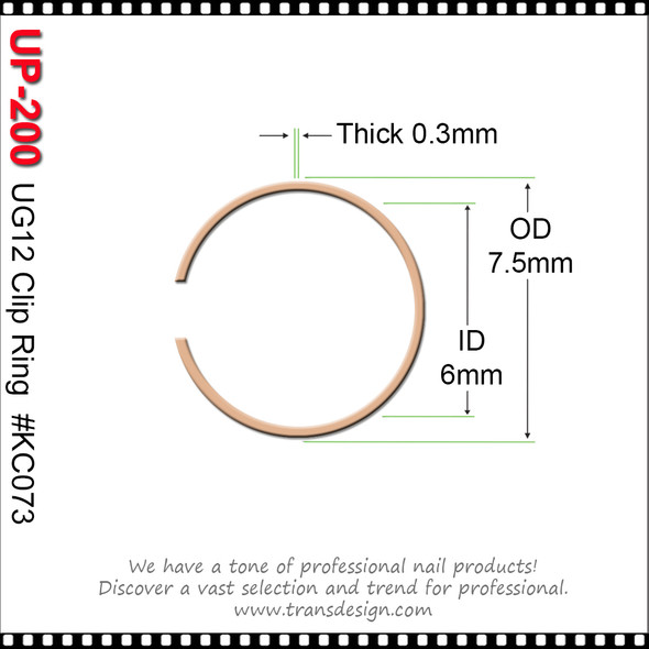 KUPA UG12 Clip Ring #KC-073, 4/Pack