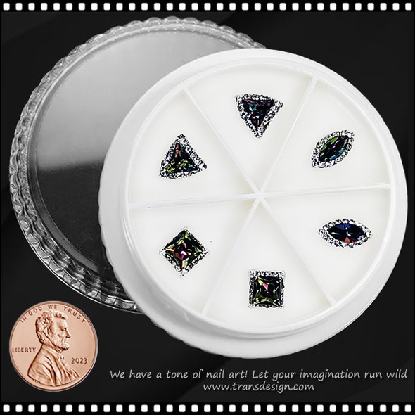 NAIL CHARM RHINESTONE Crystal Decoration 6/Case #7 *