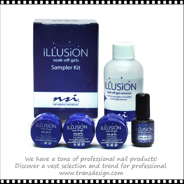 NSI Illusion Soak-Off Gel Sampler Kit