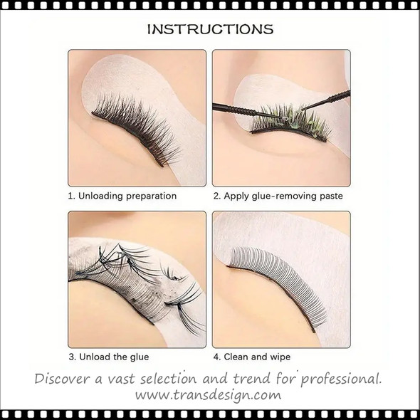 EYELASH Extension Glue Cream Remover 0.17oz | Strawberry