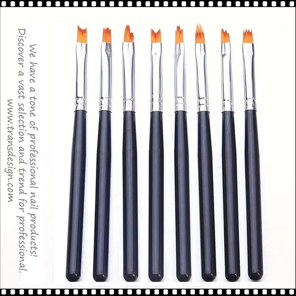 NAIL ART Petal Brush Pen 8Pcs