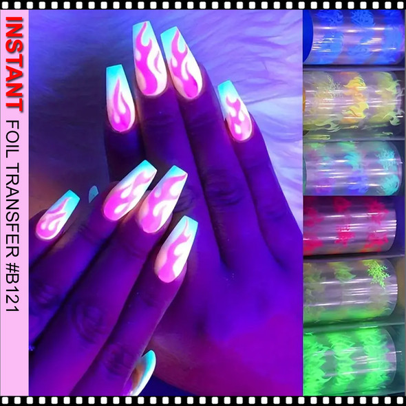 INSTANT FOIL Assorted  Flame Color 10 Rolls/Case