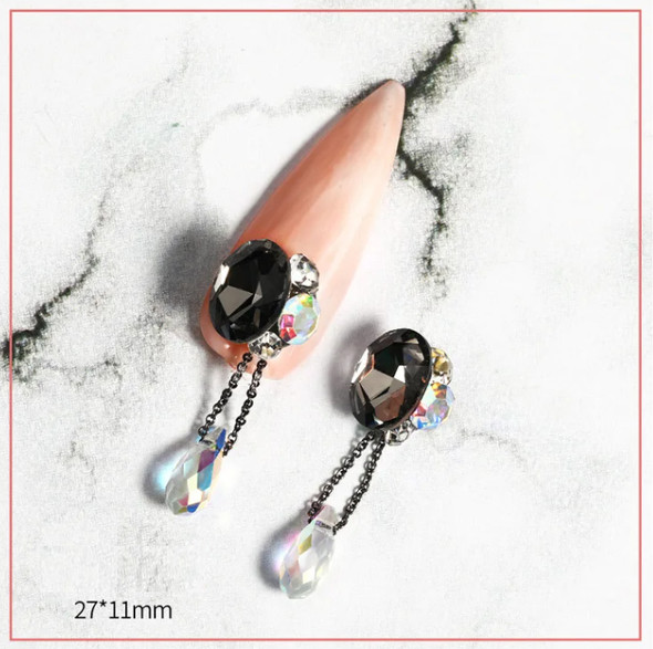 NAIL CHARM RHINESTONE Luxury Diamonds jewelry 6/Case #3 *