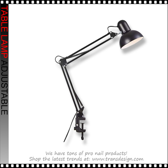 TABLE LAMP Metal Adjustable, Table Claim, Black