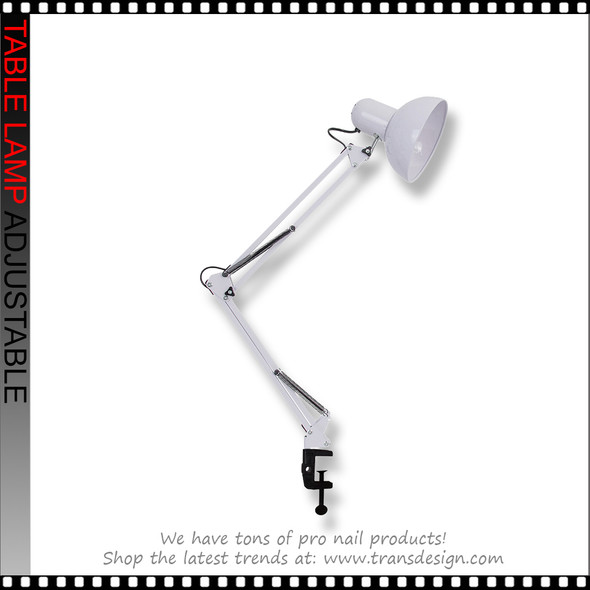 TABLE LAMP Metal Adjustable, Table Claim, White