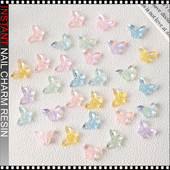 NAIL CHARM RESIN Monster Eye, Assorted Color 20/Pack  