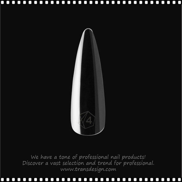 APRES GEL-X Natural Stiletto Long Tips Refill Bag 50/pk