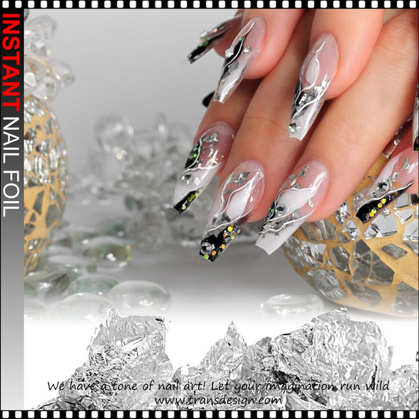 INSTANT FOIL Ultra-Thin Silvery 10g /Jars