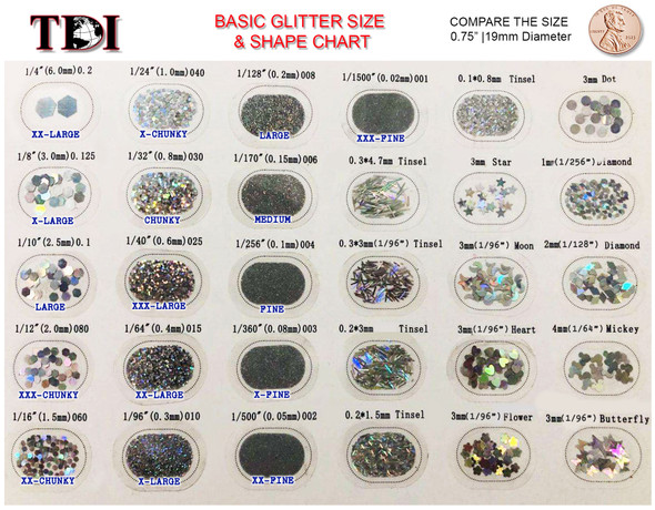 GLITTER HOLOGRAPHIC Laser Red, Fine 4g/Jar