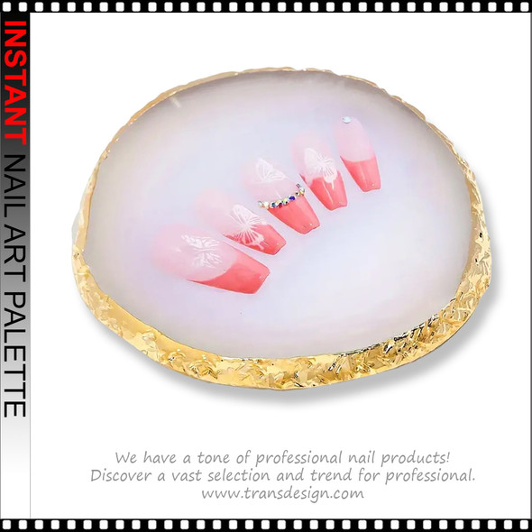 INSTANT Resin Nail Art Display, Color Palette 4" White