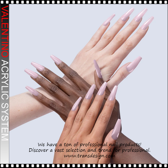 V BEAUTY PURE VALENTINO Acrylic Powder Cotton Candy 1.5oz.