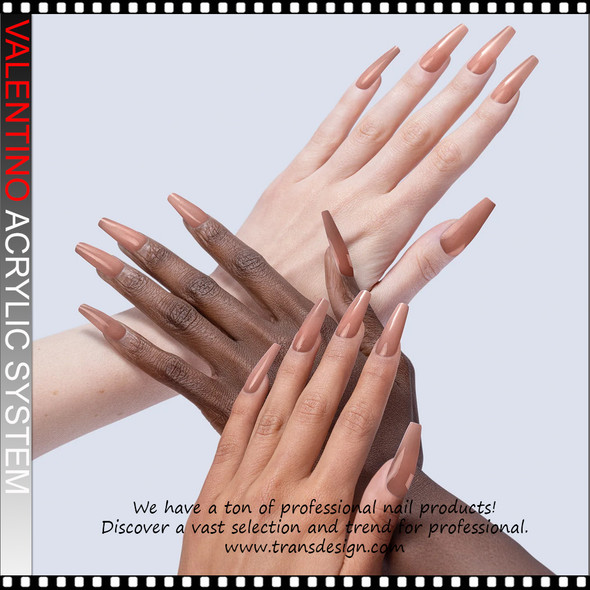 V BEAUTY PURE VALENTINO Acrylic Powder Cotton Mouth 1.5oz.