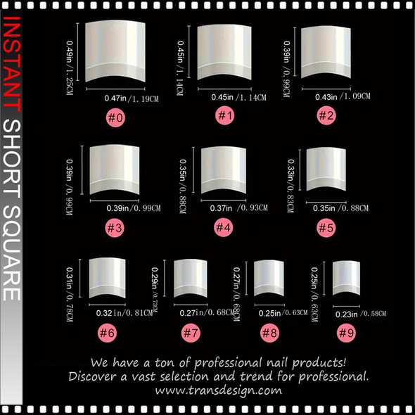 BUQIKMA SQUARE Short, Half Cover, Natural Color, 500/Case