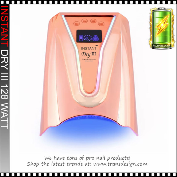 INSTANT DRY III LED UV/LED Light 128 Watt, Gold Rose