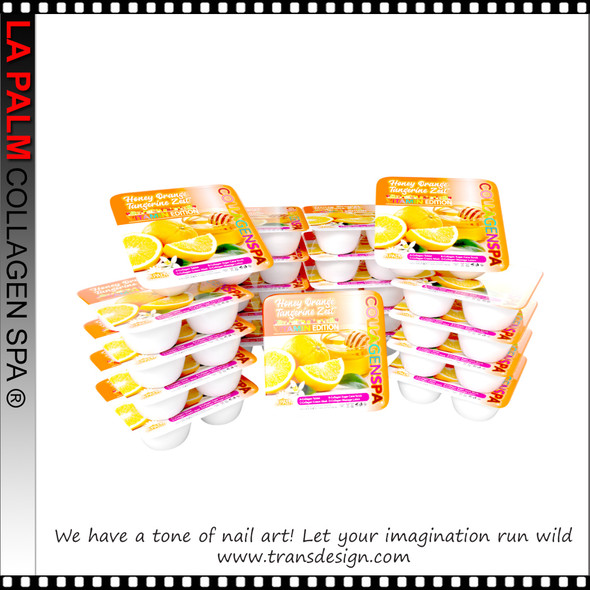 COLLAGEN SPA ® 4 Step Pedi Tray Honey Orange Tangerine Zest 