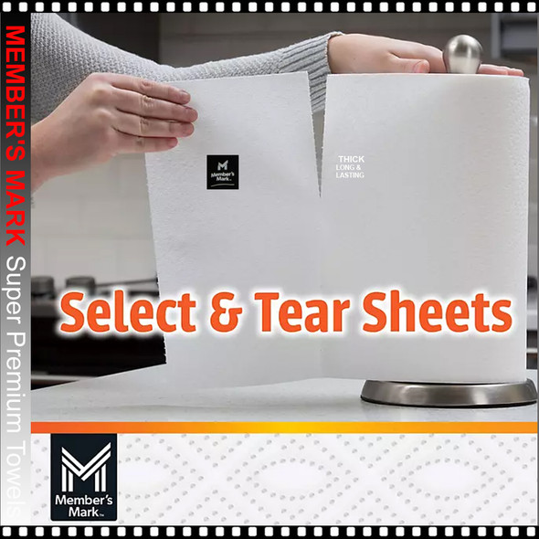 MEMBER'S MARK Super Premium Towels, 2-Ply, 150 Sheets/roll