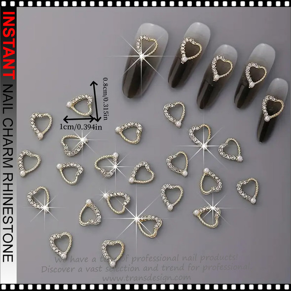 NAIL CHARM RHINESTONE Luxury Dazzling Shaped  6/Case 