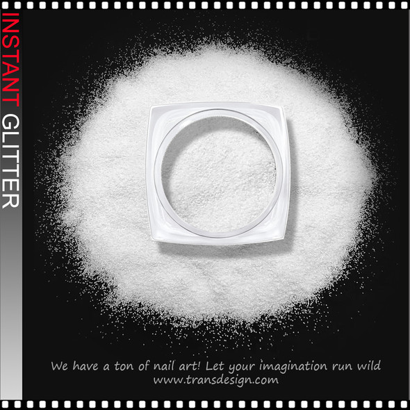 GLITTER White, Medium 4g/Jar #B1200