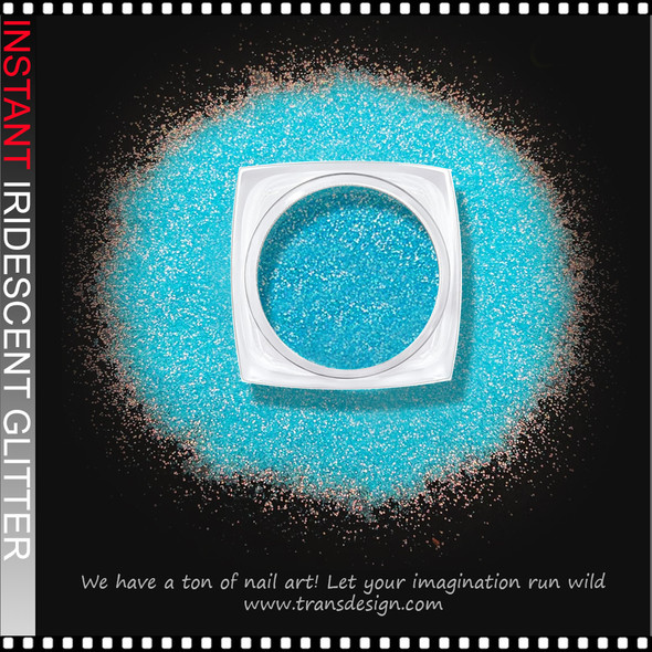 GLITTER IRIDESCENT Blue to Gold Effect, Medium 4g/Jar #C37