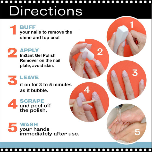 INSTANT Gel Polish Remover 0.5oz.