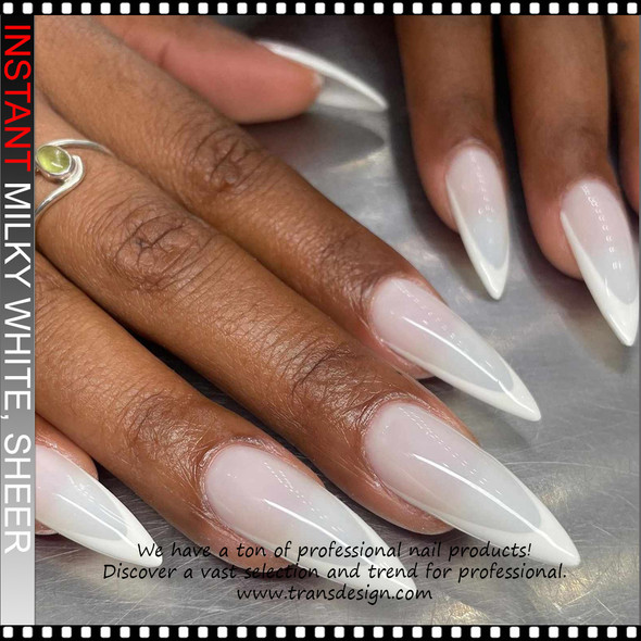 INSTANT Gel Polish Milky White 0.5oz.