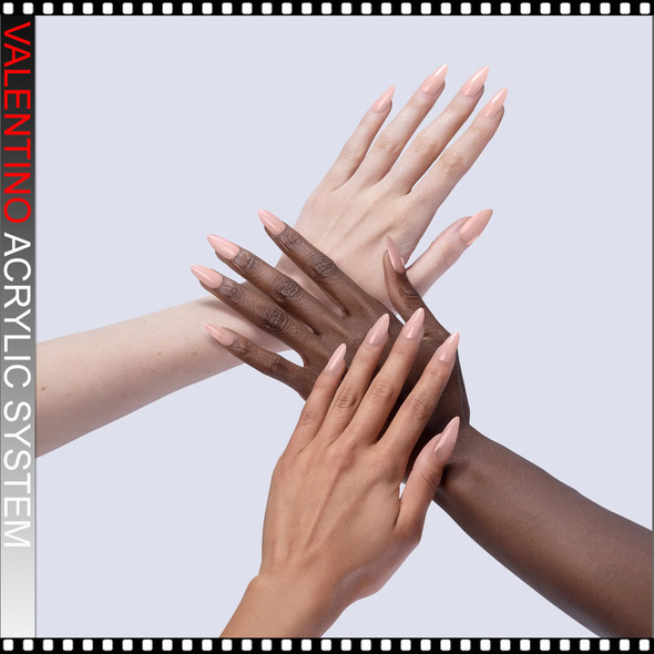 V BEAUTY PURE VALENTINO Acrylic Powder Classic Nude 3.5oz.