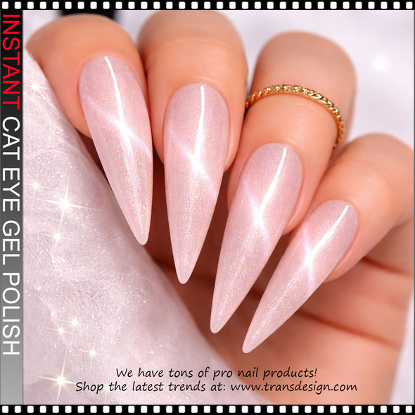 INSTANT CAT EYE GEL soft pink aurora 0.5oz.