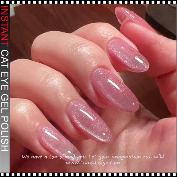 INSTANT CAT EYE GEL vibrant pink aurora 0.5oz.