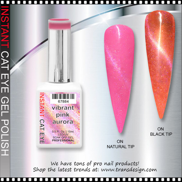 INSTANT CAT EYE GEL light pink aurora 0.5oz. - TDI, Inc