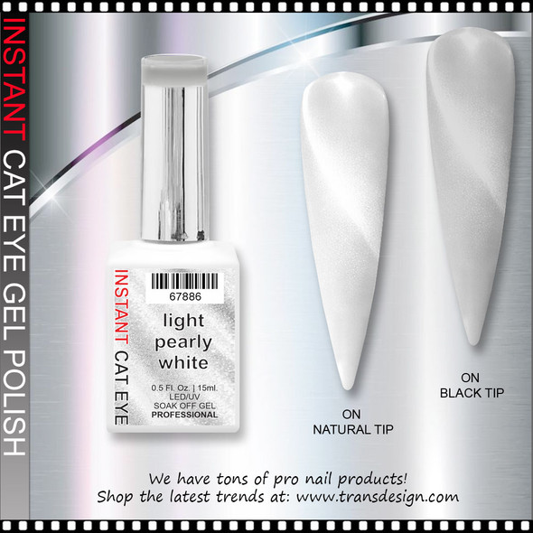 INSTANT CAT EYE GEL light pearly white 0.5oz.