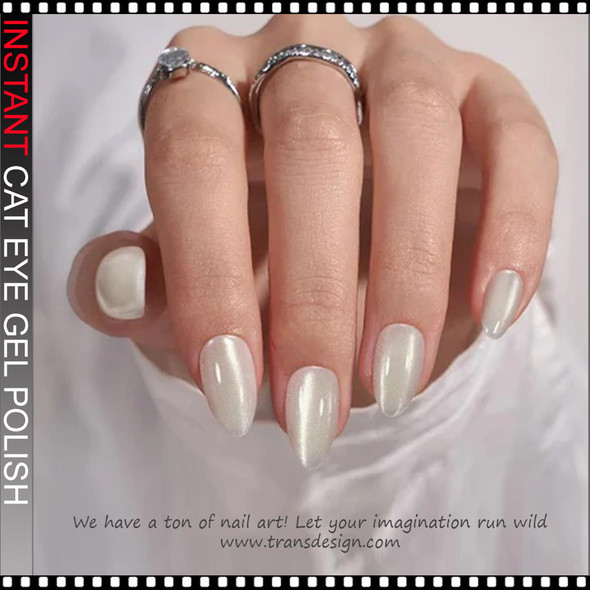 INSTANT CAT EYE GEL light milky white 0.5oz.