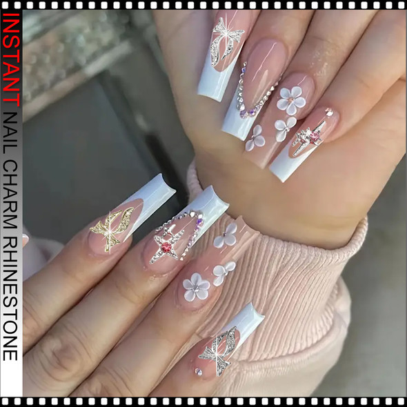 NAIL CHARM ALLOY Bowknots in Golden, Silvery, Gray 12/Case #4