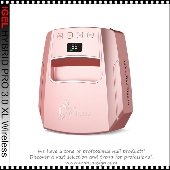IGEL Hybrid Pro 3.0 XL Rechargeable UV/LED Lamp Rose Gold