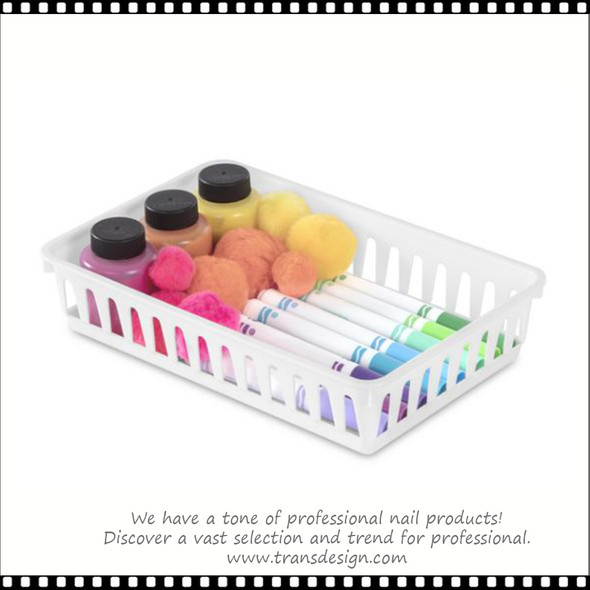 BASKET White Utility 9 3/4" x 6 3/8" x 2 1/8"