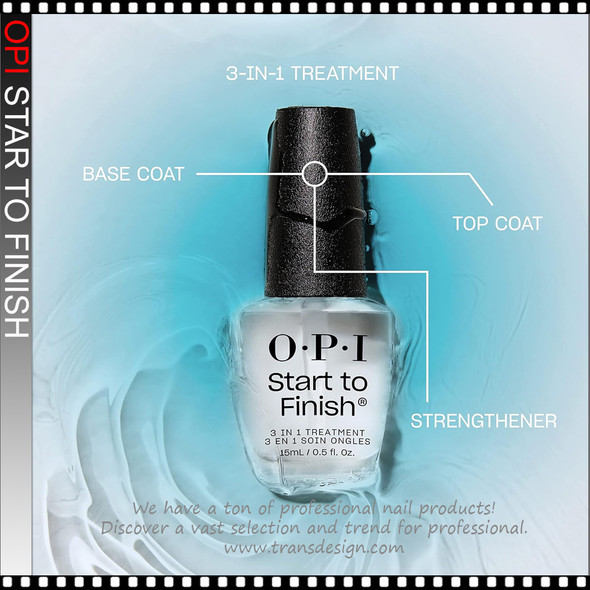 OPI TREATMENT Start To Finish 3-in-1 Treatment 0.5oz