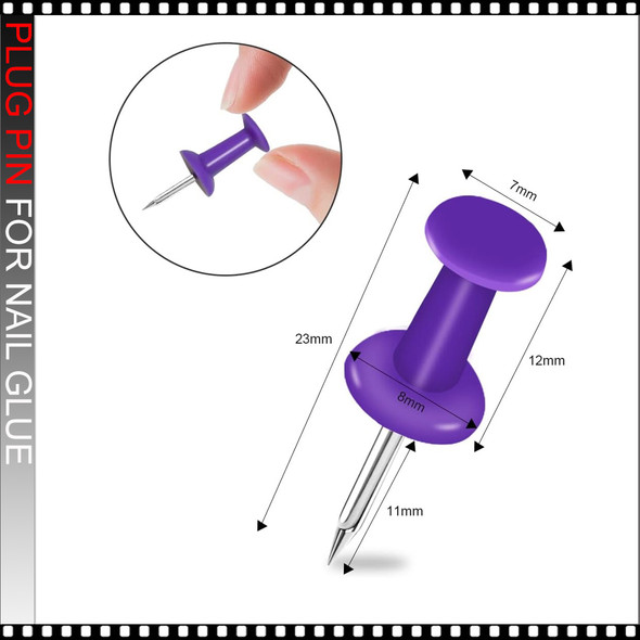 PLUG PIN For Nail Glue 20/Pack