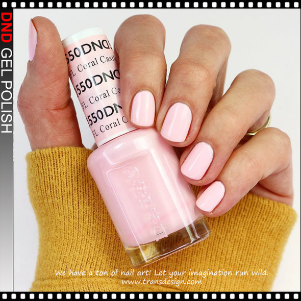 DND Gel Polish Coral Castle #550