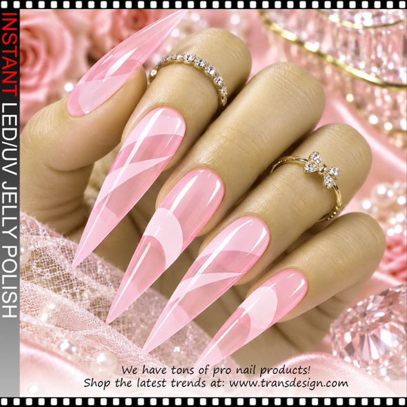 INSTANT JELLY GEL POLISH – BABY PINK 0.5 OZ.