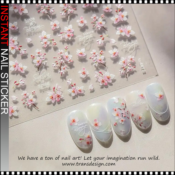 NAIL STICKER 3D Sakura Bloom #to 4872